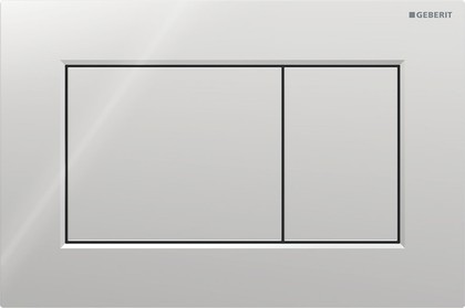 Смывная клавиша для унитаза Geberit Sigma01, квадратное исполнение, двойной смыв, хром глянцевый 115.660.21.1