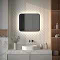 Зеркало с окантовкой Defesto Aura 70x60, LED подсветка, сенсорный выключатель, нейтральный белый свет DF 2966SH