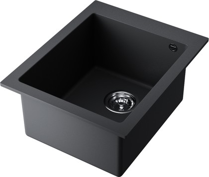 Кухонная мойка Omoikiri Bosen 41-BL, Tetogranit, чёрный 4993141