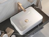 Слив для раковины Hansgrohe незапираемый, шлифованная бронза 50001140
