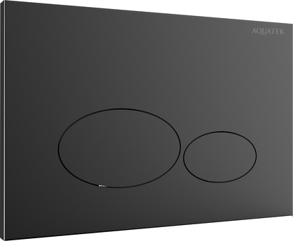 Панель смыва Aquatek клавиши овальные, 162x244, оружейная сталь KDI-0000075