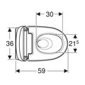 Унитаз-биде Geberit AquaClean Mera Comfort панель белая 146.210.11.1
