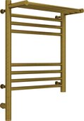 Полотенцесушитель электрический Сунержа Богема 3.0, 500x400, МЭМ левый, с полкой, состаренная бронза 05-5806-5040