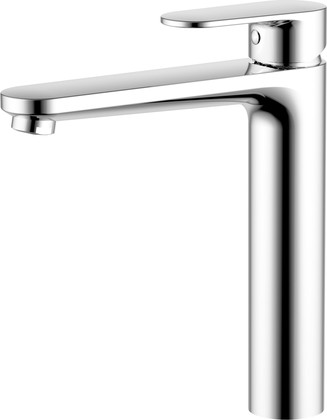 Смеситель для раковины Aquatek Ника высокий 190, без донного клапана, хром AQ1804CR