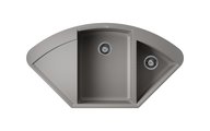 Кухонная мойка Omoikiri Sakaime 105C-GR с крылом, Tetogranit, leningrad grey 4993576