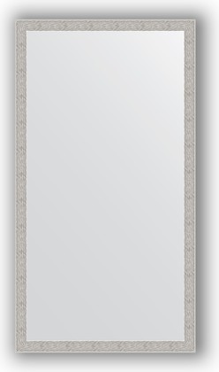 Зеркало Evoform Definite 710x1310 в багетной раме 46мм, волна алюминий BY 3294