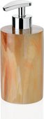 Диспенсер для жидкого мыла Andrea House оранжевый мрамор, хром BA17124