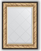 Зеркало Evoform Exclusive-G 700x920 с гравировкой, в багетной раме 106мм, барокко золото BY 4122