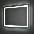 Зеркало Silver Mirrors Livia 800x600 со встроенным светильником, сенсорный выключатель, подогрев ФР-00001193