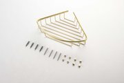 Угловая полка Aquatek 200x200x56, шлифованное золото AQ4906BG