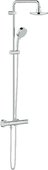 Душевая система с термостатом для настенного монтажа, хром Grohe New TEMPESTA Cosmopolitan System 160 27922000