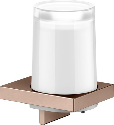 Дозатор для жидкого мыла Keuco Edition 11 настенный, 180мл, хрустальный стакан, красное золото шлифованное 11152 299000