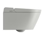 Унитаз подвесной GSI WClean, с функцией биде, матовый Cenere 7418K17