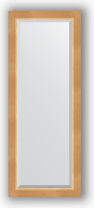 Зеркало Evoform Exclusive 510x1310 с фацетом, в багетной раме 62мм, сосна BY 1153