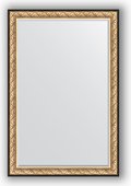 Зеркало Evoform Exclusive 1200x1800 с фацетом, в багетной раме 106мм, барокко золото BY 1321