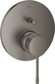 Смеситель для душа Grohe Essence скрытого монтажа, на 2 потребителя, тёмный графит матовый 24167AL1