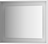 Зеркало Evoform Ledside 900x750 в багетной раме со встроенным LED-светильником 24Вт, хром BY 2204