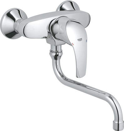 Смеситель для кухни Grohe Eurosmart настенный, вынос 258мм, хром 32224001