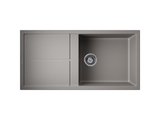 Кухонная мойка Omoikiri Sumi 100-SA с крылом, tetogranit,  leningrad grey 4993565