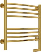 Полотенцесушитель электрический Сунержа Богема 2.0, выгнутая 500x500, МЭМ справа, золото 03-5203-5050