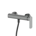 Смеситель для душа AQUAme Monza, душевой набор 3jet, gun metal AQM6313GM