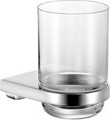 Стакан хрустальный с настенным хромированным держателем Keuco COLLECTION MOLL 12750019000