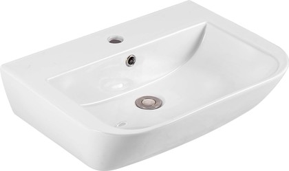 Раковина подвесная Aquatek 595x435, для установки на пьедестал, белая AQ5440-00