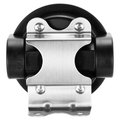 Магистральный фильтр Аквабрайт АБФ-НЕРЖ-12-ПЛ, Slim Line 10", подключение 1/2", нержавеющая сталь, пластиковая крышка