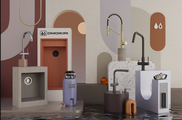 Измельчитель пищевых отходов Omoikiri Nagare Light, фиолетовый 4995057