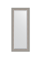 Зеркало Evoform Exclusive 660x1560 с фацетом, в багетной раме 88мм, римское серебро BY 1287