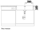 Кухонная мойка Blanco Solis 700-IF/A, клапан-автомат PushControl, полированная сталь 526127