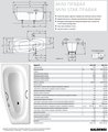 Ванна стальная Kaldewei Mini правая 830 157x75/50см, perl-effekt 224600013001