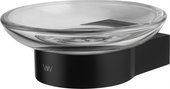 Мыльница с держателем Wonzon & Woghand Carbon, чёрный матовый WW-7722