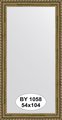Зеркало Evoform Definite 540x1040 в багетной раме 61мм, золотой акведук BY 1058