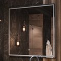Зеркало Vigo Roberta Luxe 1000x1000 LED-подсветка, подогрев, бесконтактный выключатель, часы, диммер 295