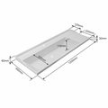 Умывальник для мебели Санта Сириус 1200x450, литой мрамор, белый Sirius120