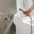 Комплект для гигиенического душа Aquatek Альфа встроенный, матовый чёрный AQ1921MB