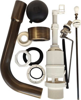 Смывной механизм Simas с короткой трубой, с боковой ручкой смыва, бронза D11br