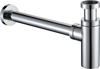 Сифон для раковины AQUAme цилиндр, хром AQM7010CR