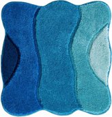 Коврик для ванной 60x60см, синий-бирюзовый Grund Curts b2570-64143