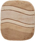 Коврик для ванной комнаты 55x65см бежевый Kleine Wolke Siesta 5476 231 539
