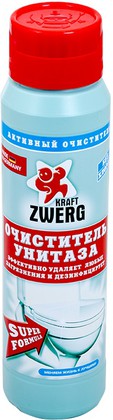 Очиститель унитаза Kraft Zwerg Супер формула, 600г, гранулы 54100