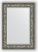 Зеркало Evoform Exclusive 690x990 с фацетом, в багетной раме 99мм, византия серебро BY 3442
