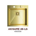 Кухонная мойка Omoikiri Akisame 46-LG, без крыла, золото 4993081