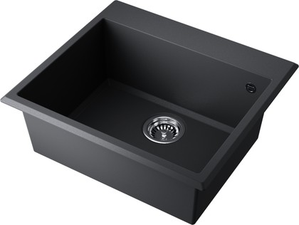 Кухонная мойка Omoikiri Tedori-57-BL, Tetogranit, чёрный 4993980