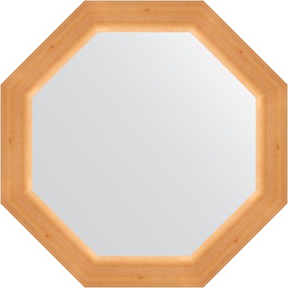 Зеркало Evoform Octagon 560x560 в багетной раме 62мм, сосна BY 3985