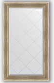 Зеркало Evoform Exclusive-G 770x1320 с гравировкой, в багетной раме 93мм, серебряный акведук BY 4239