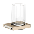 Держатель стакана Keuco Edition 11, в комплекте с хрустальным стаканом, шлифованная бронза 11150 039000