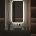Зеркало с окантовкой Defesto Aura 60x120, LED подсветка, сенсорный выключатель, нейтральный белый свет DF 2968S
