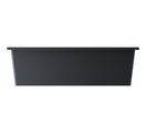 Кухонная мойка Omoikiri Omishima 76 BL Matt Natceramic, врезной монтаж, чёрный матовый 4997484